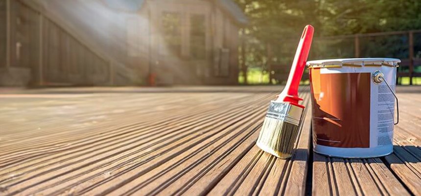 Construction for Winter Deck and Fence Protection
